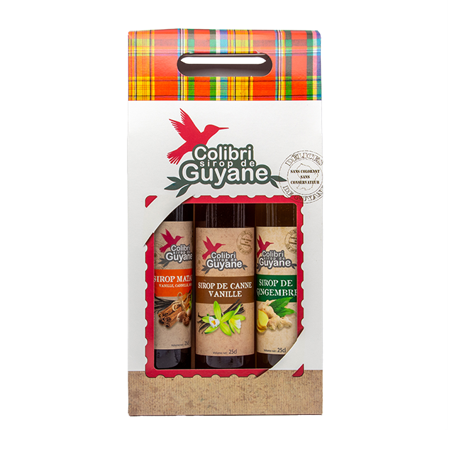Coffret 3 sirops Guyane