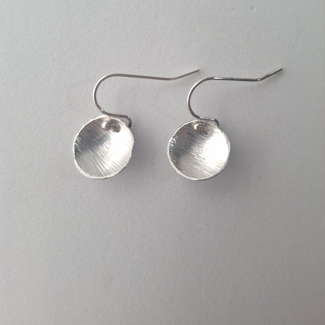 Textured Dome Earring