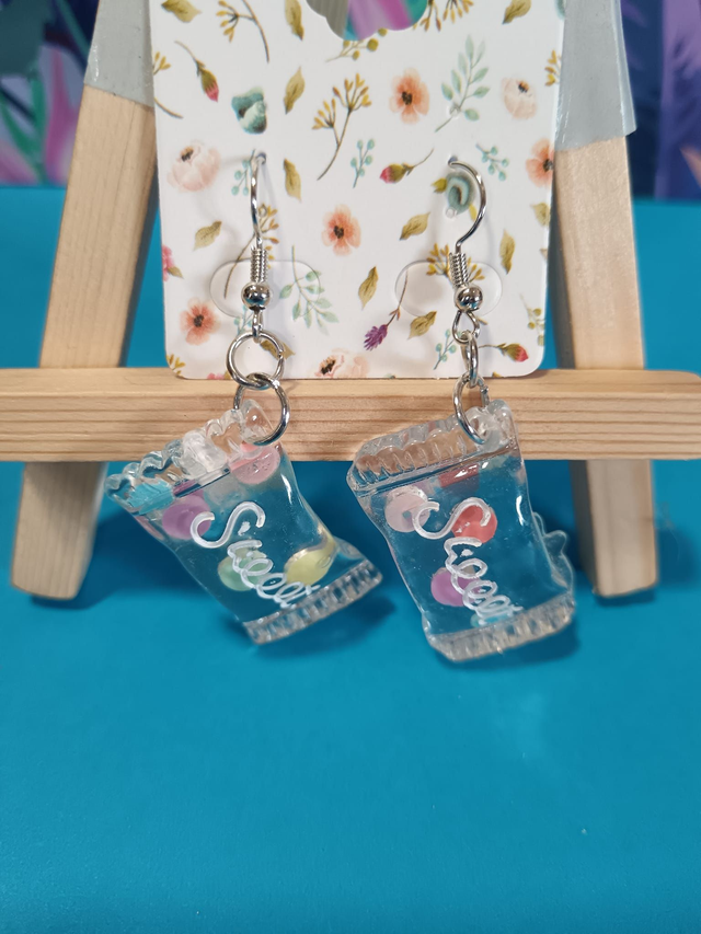 Boucles d'oreilles acrylique