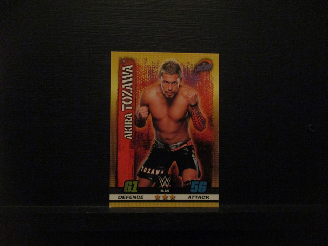 Akira Tozawa - W 205 Live Slam Attax 10th Edition Original Trading Card #226