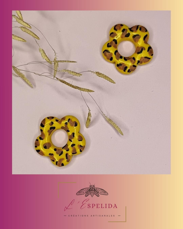 Plurielles fleurs léopard 