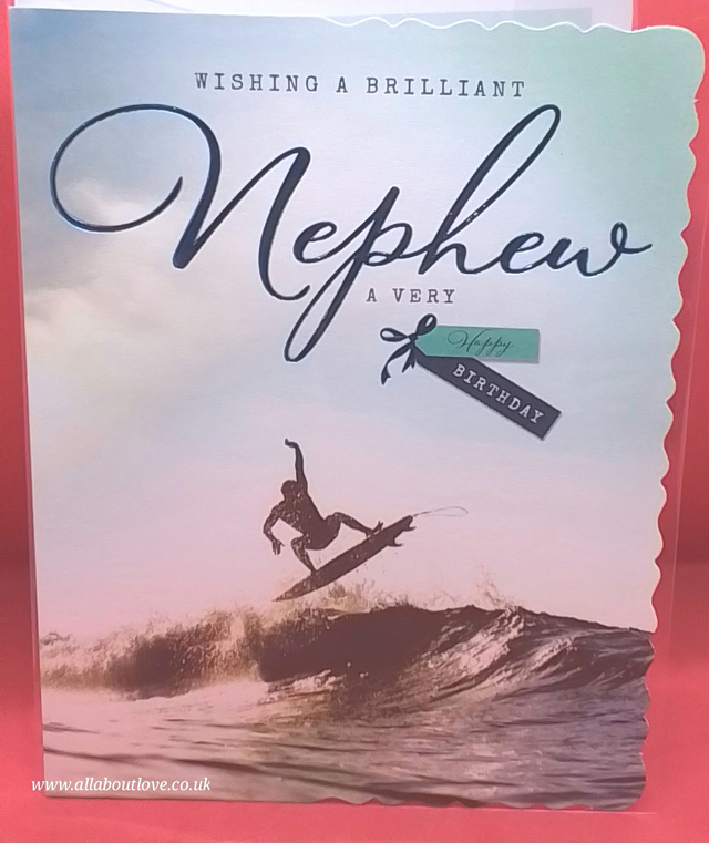 Nephew Birthday Card Stunning Design 