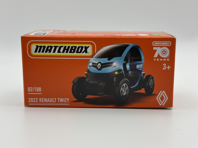 Matchbox Power Grabs 2022 Rneault Twizy in Blau
