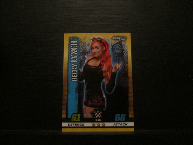 Becky Lynch - Smackdown Live Slam Attax 10th Edition Original Trading Card #136
