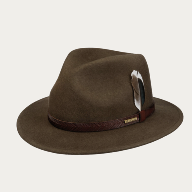Stetson Traveller Woolfelt Brown Brass