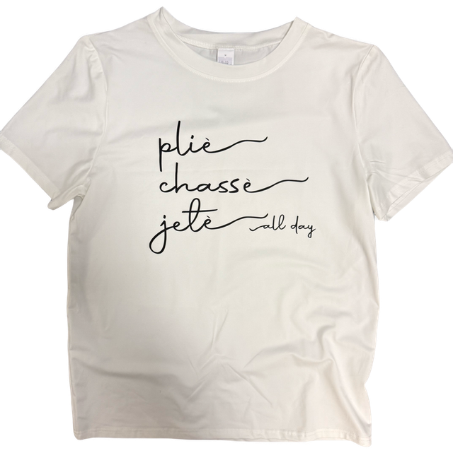 Ballet "Plie, Chasse, Jeti" Tshirt