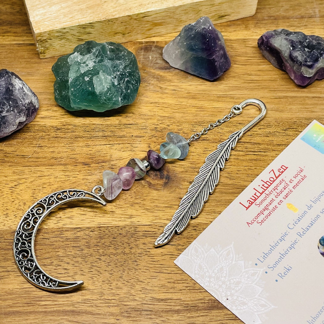 📖📚Marque page Fluorine 