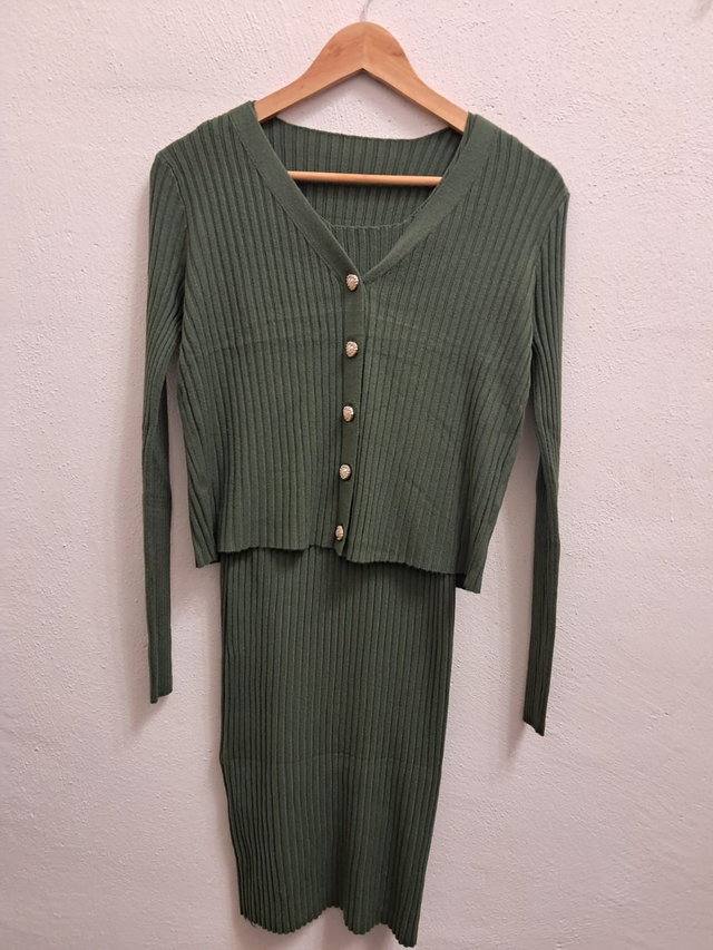 ABITO LOVE A COSTE CON CARDIGAN