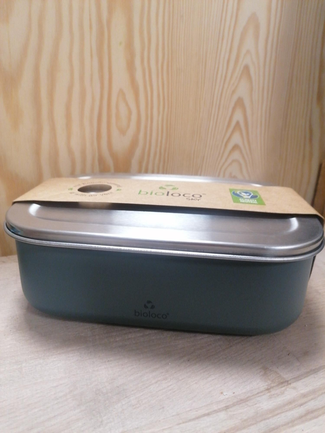 Lunch box acier isotherme grise