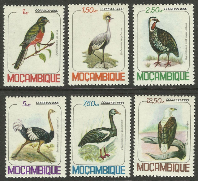 Mozambique 1980 Birds set MNH