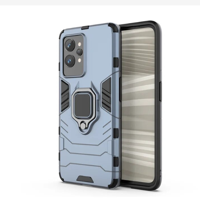 PanzerHülle Realme GT2 Pro Fall Protector Hard gummi Silikon Rüstung Ring Abdeckung Abdeckung