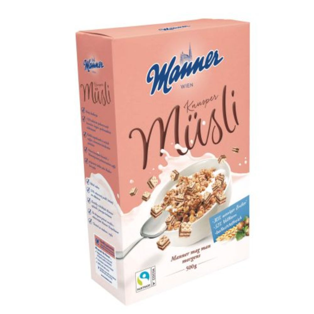 Manner Knusper Müsli 500g