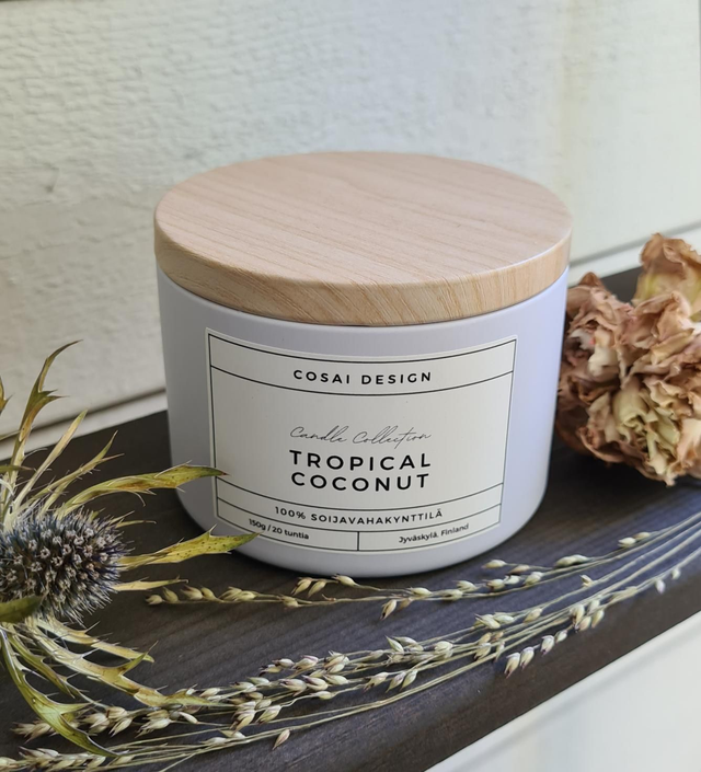 Tuoksukynttilä Tropical Coconut