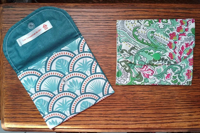 Pochette imperméable pour savon ou shampooing solide – Fait main en Vendée – Zéro déchet – Création artisanale