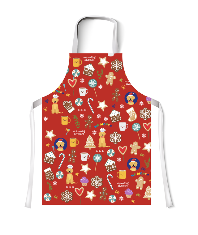 Mr Monks Christmas Apron