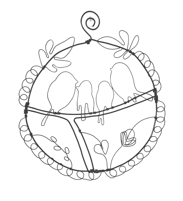 Cadre &quot;Famille oiseaux&quot;