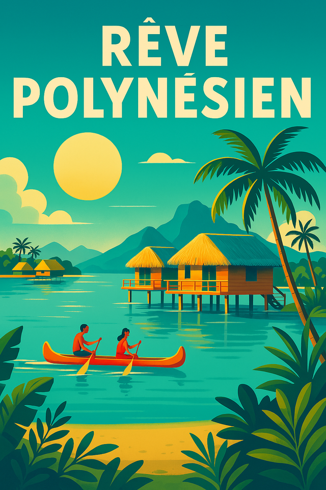 Affiche photo – Rêve Polynésien