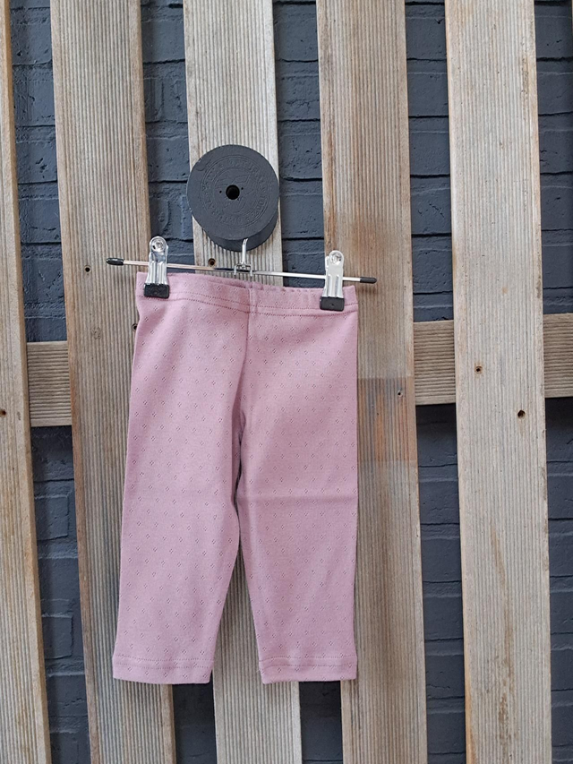 Legging ajour mauve
