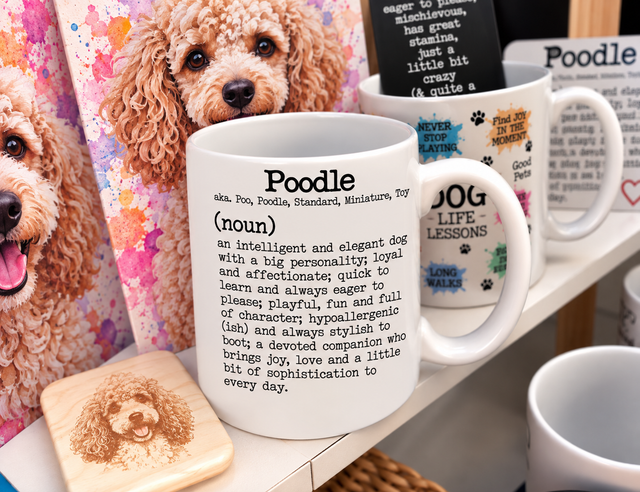 Dog Breed Definition Mug – Poodle | Funny Dog Lover Gift