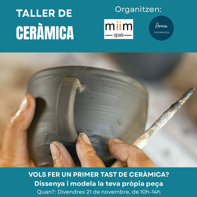 Taller monográfico en Miim Spais - 21 de Noviembre de 10h-14h - 65€ 