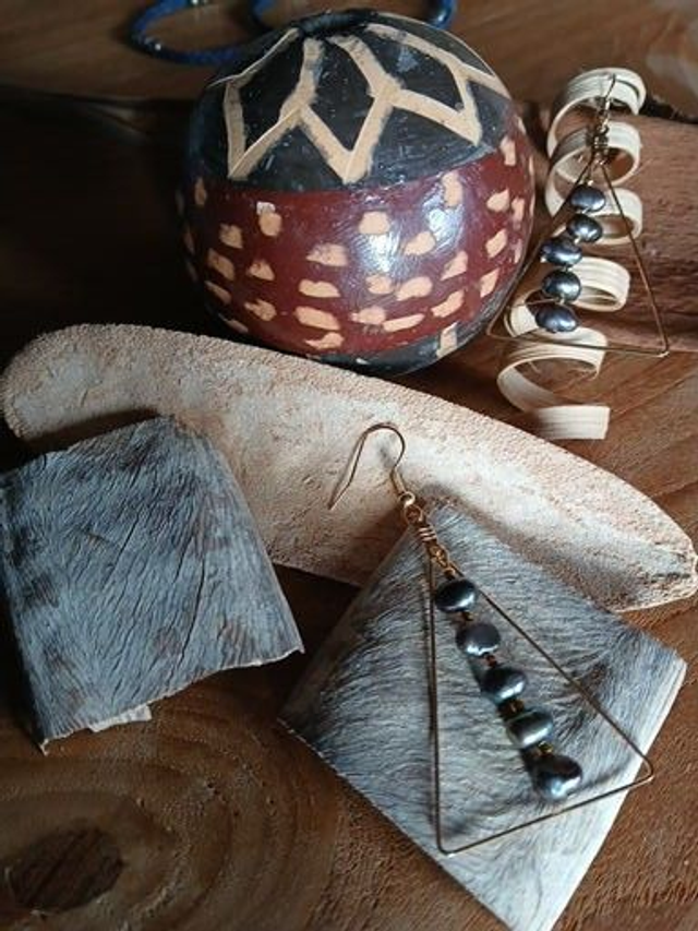 Boucles d&#039;oreilles perles