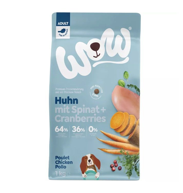 WOW Trockenfutter - diverse Sorten - 1kg, 6kg, 12kg