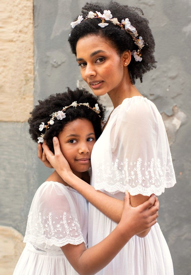 Robe de mariée en gaze de coton | Salomé