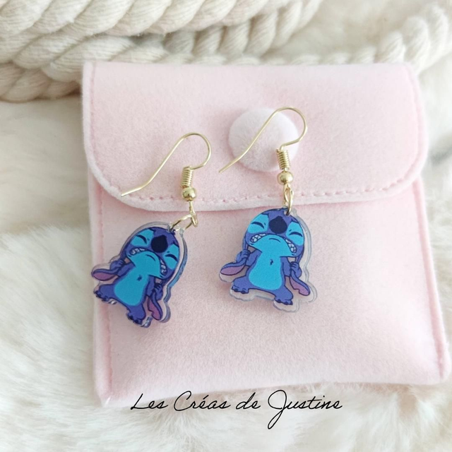 Boucles d&#039;oreilles Stitch 