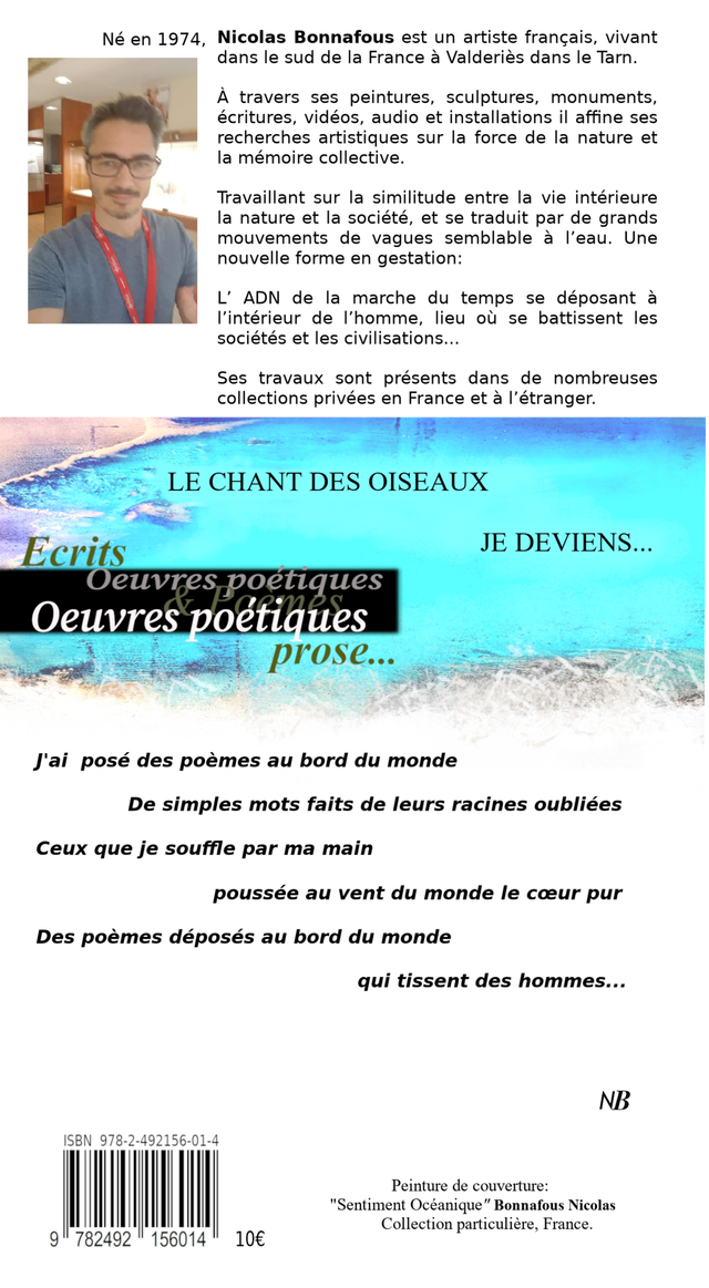 Le chant des oiseaux je deviens