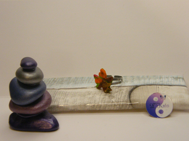 Feuille d&#039;érable Marron/Orange/Vert/Rouge