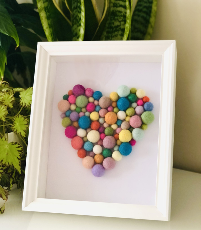 COLOURFUL HEART FRAME