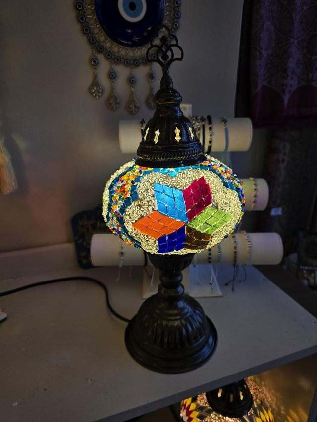 Large Mosaic Table Lamp