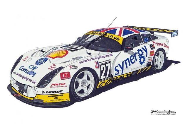 A03064 TVR Tuscan T400R British GT 2003 CDL Racing #27 GTO Class