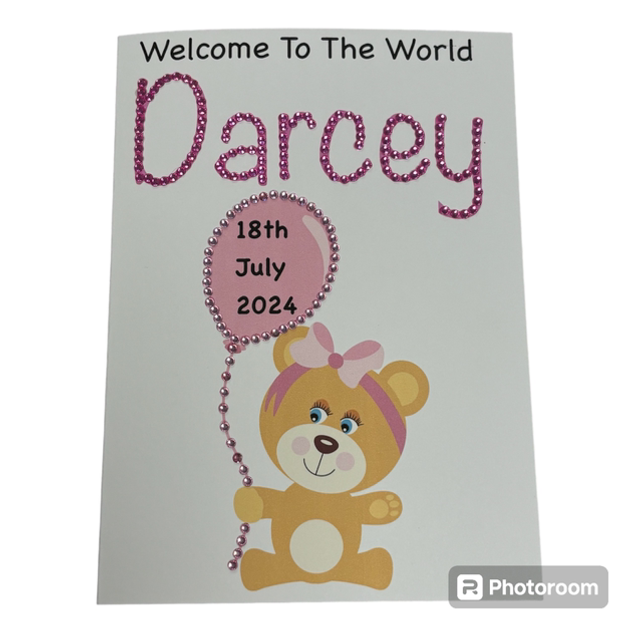 Baby Girl Card
