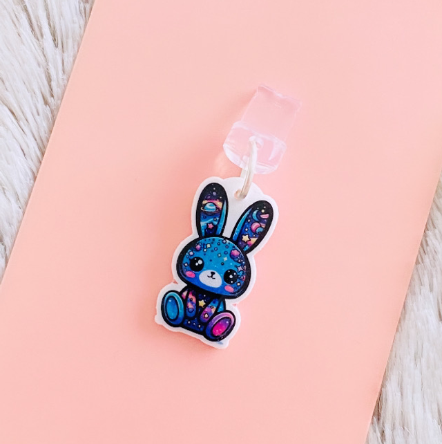 Charm Lapin Celeste Bleu
