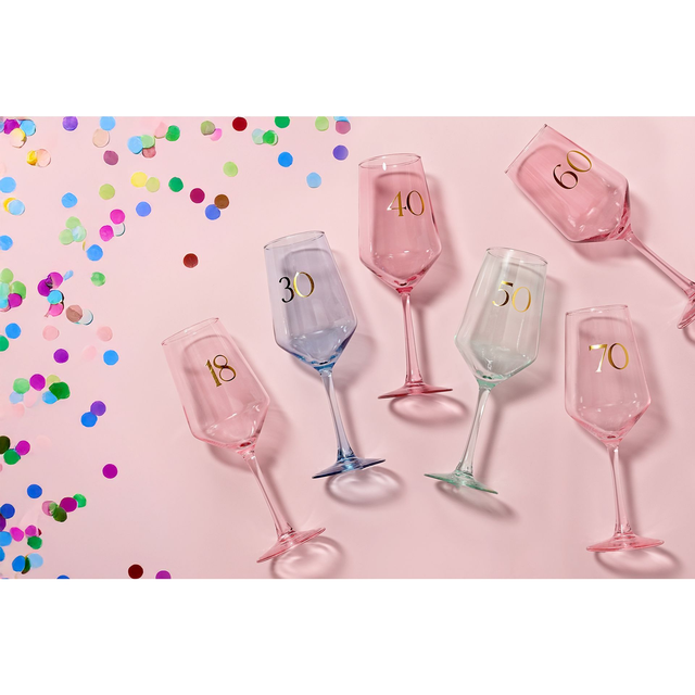Confetti Wine Glass