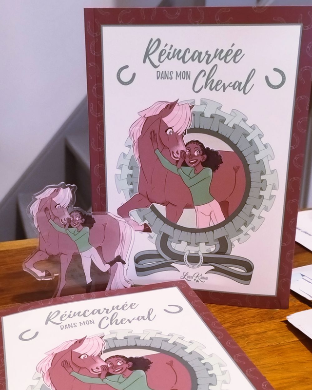 Réincarnée dans mon cheval - BD par Lutin Karau