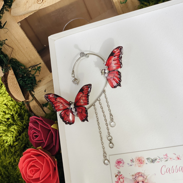 Papillons rouges, tour d’oreille 