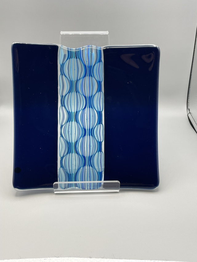 Royal Blue Platter with Optic Band