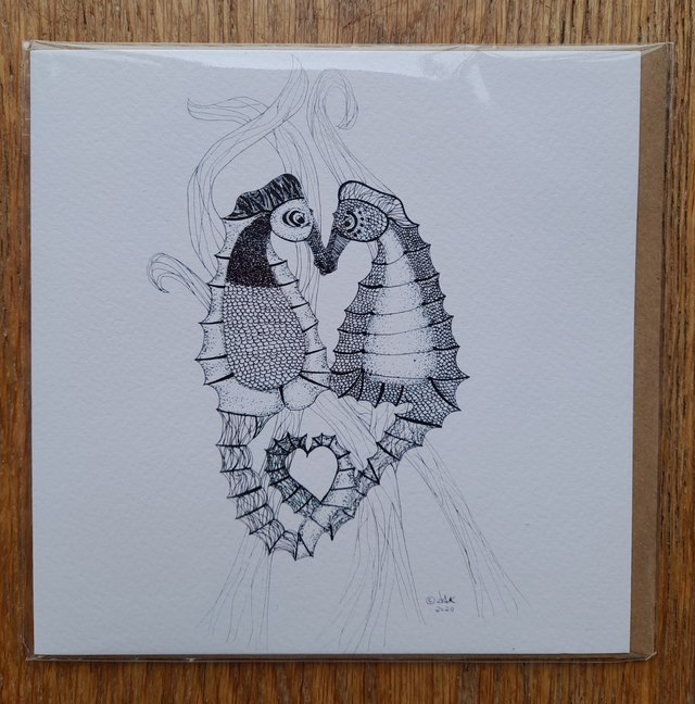 Greetings Cards - Seahorse