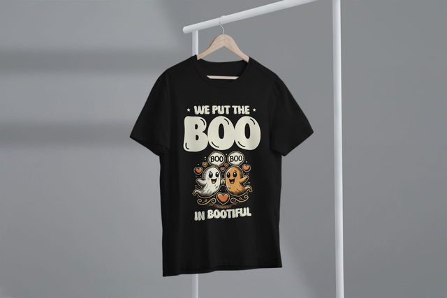 We Put The Boo In Bootiful, Halloween Love, Spooky Style. Wir bringen den Buh in den schaurigen, Halloween-Liebes- und gruseligen Stil