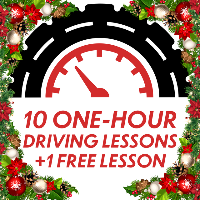 Ten One-Hour Driving Lessons (Christmas Package)