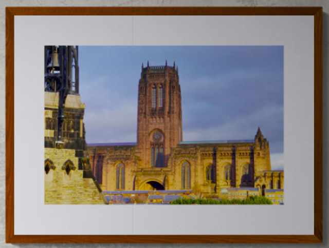 Golden Sunset Cathedral - Print