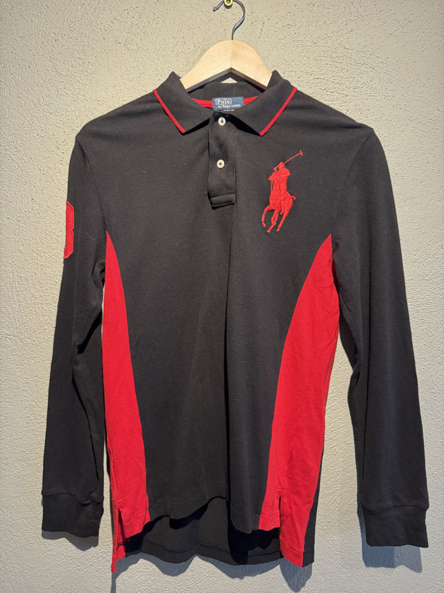 Ralph Lauren pique (Lang-armet) Barn