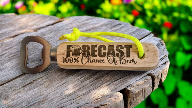Bottle Opener - Forecast 100% Chance of Beer