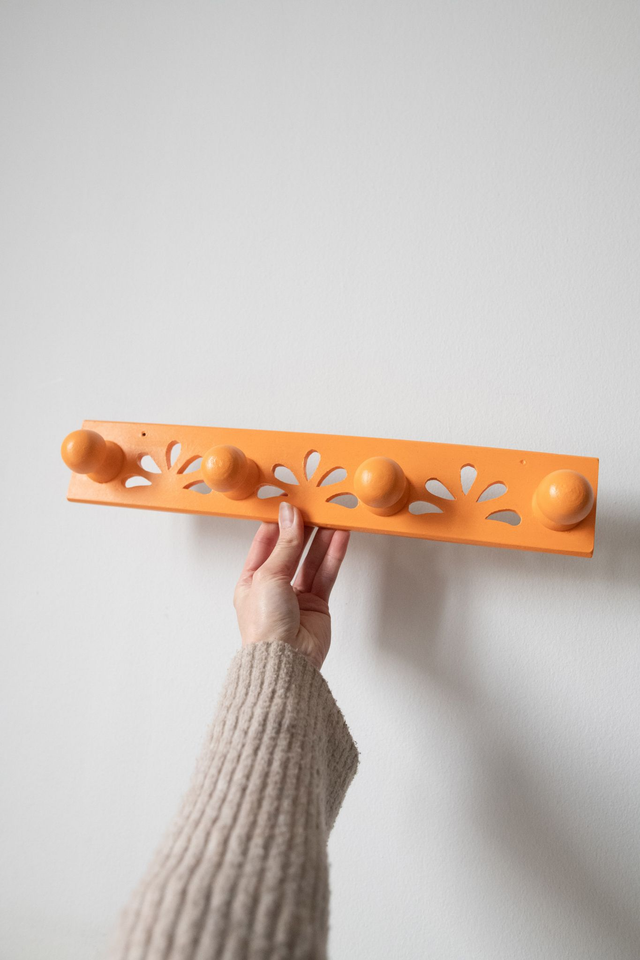 Funky Hook 🧡 Porte manteau upcyclé