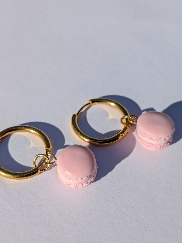 Charm macaron rose
