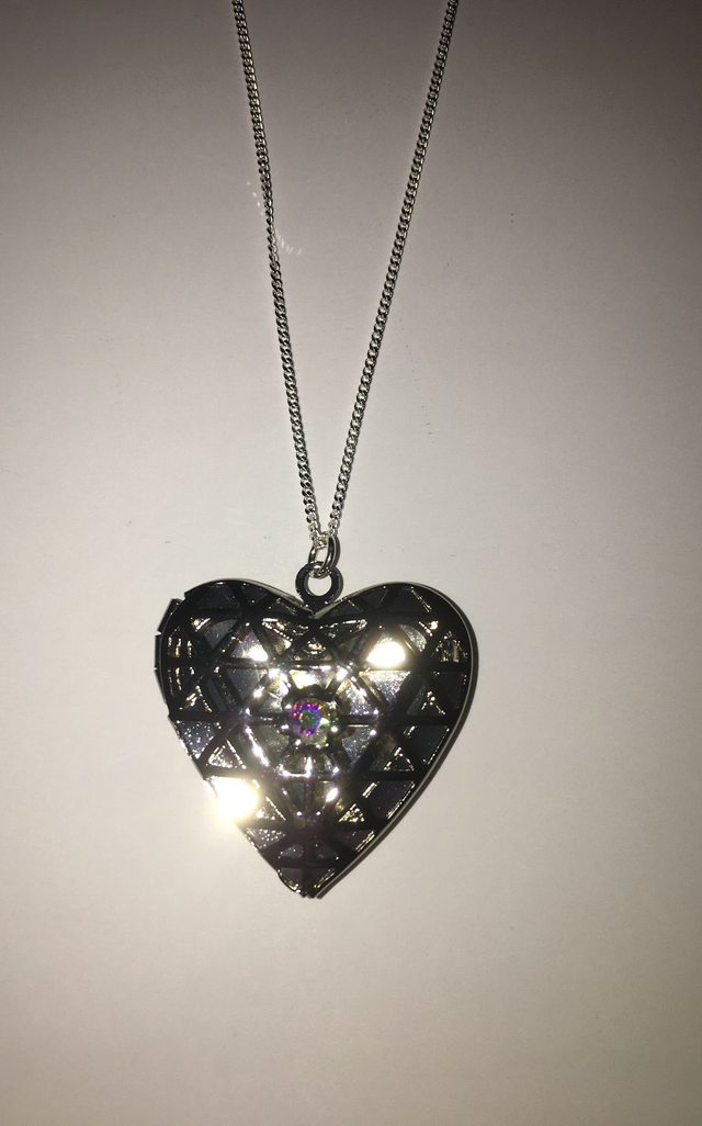 Sterling Silver Heart locket necklace