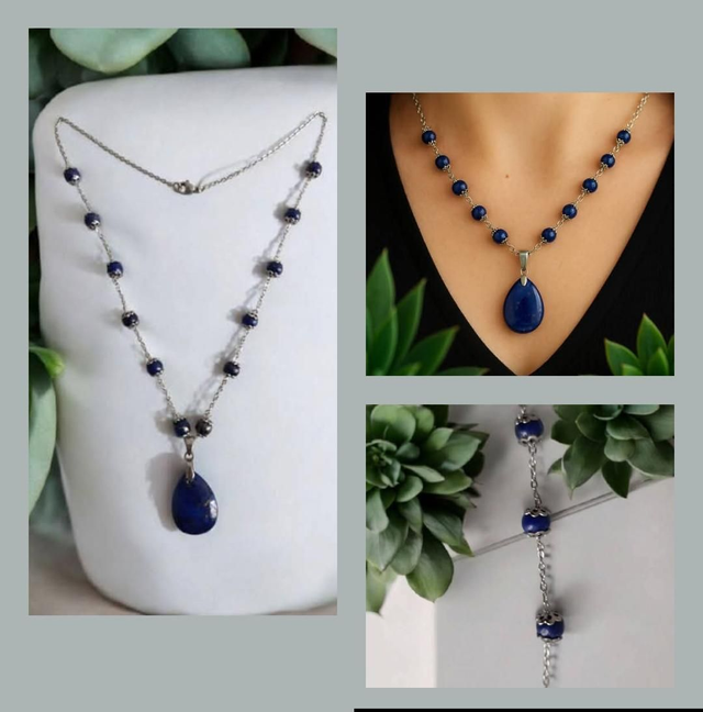 Collier Lapis-lazuli ~ Sérénité,Equilibre,Force
