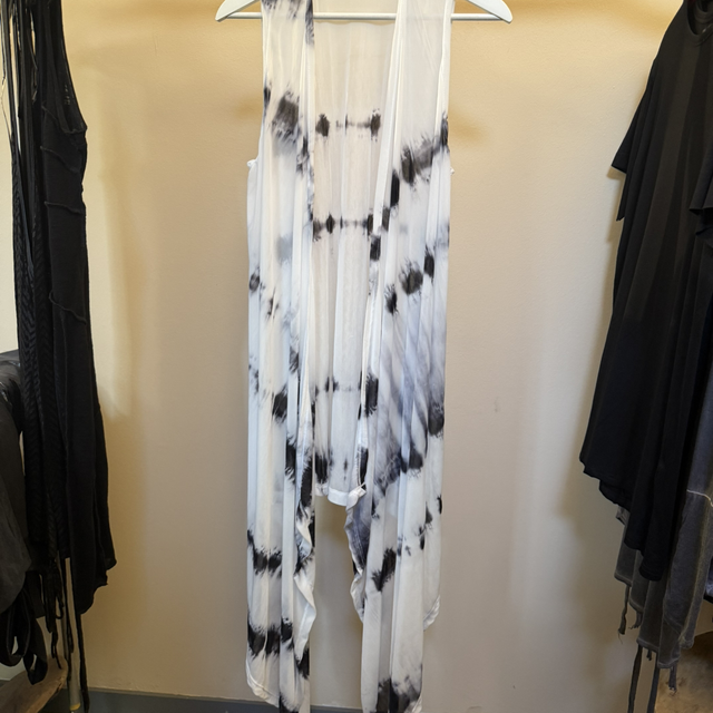  8181009 Ibizenca batik white-black One Size